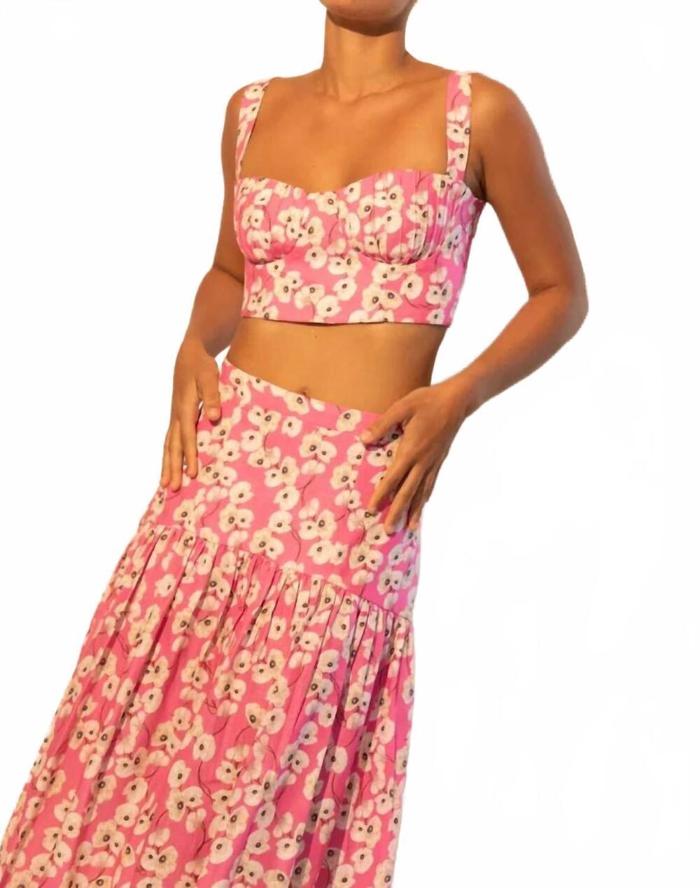 NEW KLEID aisha skirt in pink